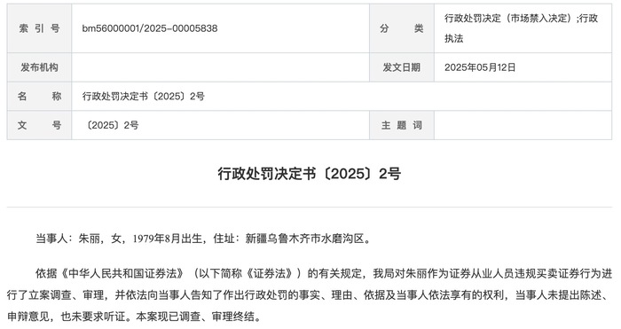 中银证券一员工违规炒股遭处罚,监管紧盯从业人员投资行为 第1张 中银证券一员工违规炒股遭处罚,监管紧盯从业人员投资行为 第1张