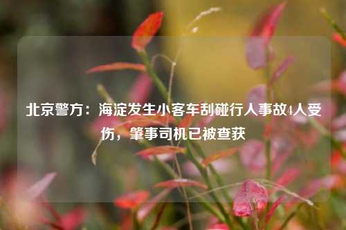 北京警方：海淀发生小客车刮碰行人事故4人受伤，肇事司机已被查获  第1张