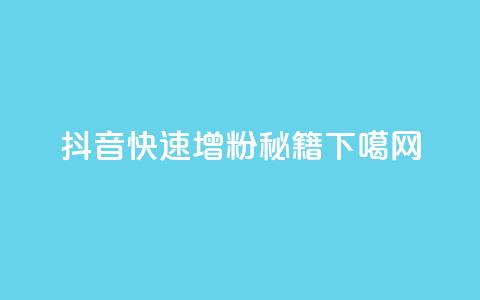 抖音快速增粉秘籍  第1张