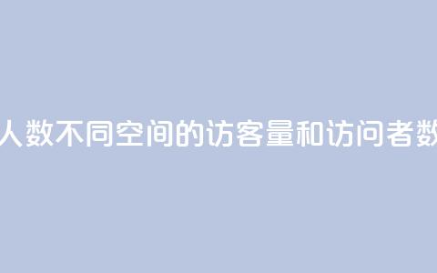 qq空间访客量跟访客人数不同(qq空间的访客量和访问者数量有何区别？)  第1张