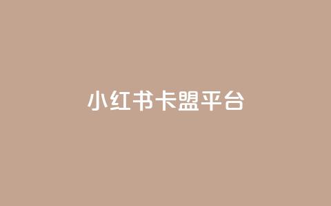 小红书卡盟平台 - 小红书卡盟平台深度解析与最新发展趋势~ 第1张 小红书卡盟平台 - 小红书卡盟平台深度解析与最新发展趋势~ 第1张