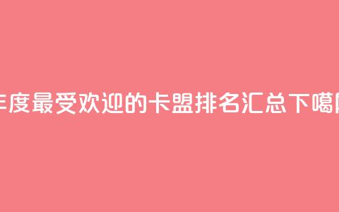 2024年度最受欢迎的卡盟排名汇总  第1张