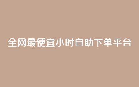 全网最便宜qq24小时自助下单平台 - 子潇平台自助下单  第1张