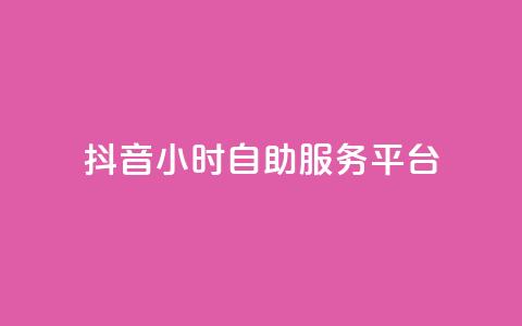 抖音24小时自助服务平台,超专业自助平台 - 抖音付费推广 dy低价下单平台  第1张