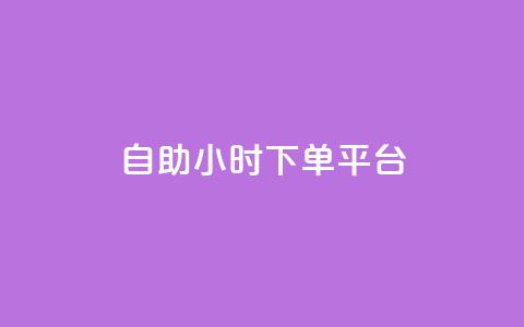 dy自助24小时下单平台 - 24小时下单平台-让您省时省力！  第1张