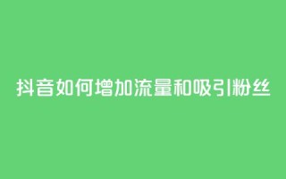 抖音如何增加流量和吸引粉丝,王者荣耀卡盟24小时自动发卡平台 - 抖音播放量充值网站 - qq免费领10空间赞