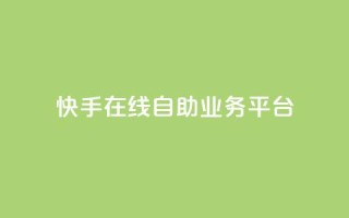 快手在线自助业务平台,ks业务下单24小时最低价 - 快手业务办理平台免费 - ks免费业务平台微信支付
