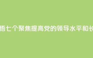 学习新语｜领悟“七个聚焦”：提高党的领导水平和长期执政能力