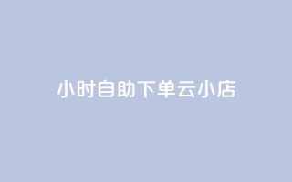 24小时自助下单云小店 - 全天候自助下单云小店服务上线!