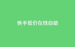 快手低价在线自助,卡盟辅助平台 - 快手100赞2元 - QQ空间刷人气代码