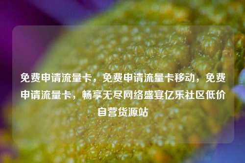 免费申请流量卡	，免费申请流量卡移动，免费申请流量卡，畅享无尽网络盛宴亿乐社区低价自营货源站  第1张
